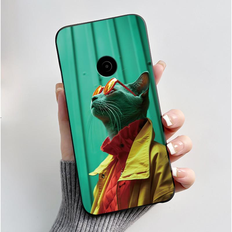 Cute Case For Nokia 110 4G 2023 Fundas Capa Printing Shell Protective Cover Soft Silicone Cartoon Phone Casing Coque