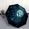 1pc Eye of Horus, Hieroglyphics Automatic Open/Close Umbrella with Folding Feature Compact Travel Umbrella, Lightweight Design, for Commuting152