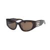 Bossy Glamorous BB Logo Series Narrow Frame Cat Eye Sunglasses Women Sunglasses BB0324SK-003-55