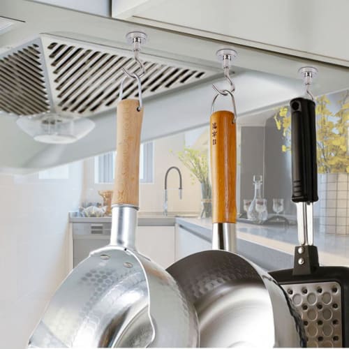 MAGXCENE 12-Piece Set of Super Strong Magnetic Hooks, 16mm Diameter, 6kg Load Capacity, Rust-Resistant, Strong Storage Hooks, Wall-Mounted Hooks with