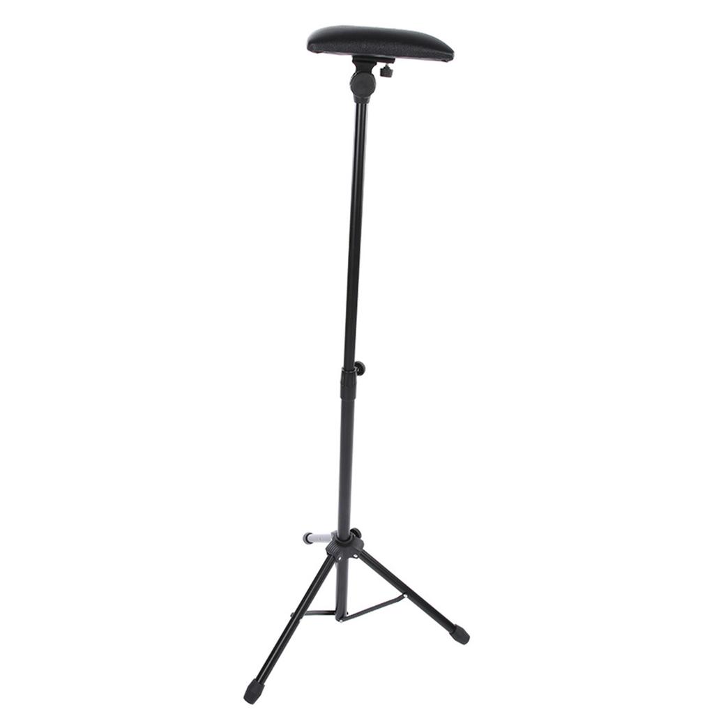 Height Adjustable Tattoo Armrest Tripod Stand with Soft Sponge Pad Portable Tattoo Arm Leg Rest
