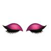2 Pairs Lazy Eye Shadow Eyelash Patch 2-in-1 Eyeshadow Eyelashes Makeup Stickers Reusable Eye Makeup Stickers with False Lashes Shadow