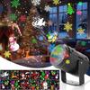 USB Power Christmas Projector LED Night Lamp Indoor 16 Pattern Projection Fairy Light for Bedroom Xmas New Year Party Home Decor