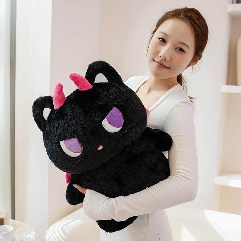 35/45cm Angel Demon Little Monster Plush Toy Couple Doll Cute Kitten With Wings Soft Stuffed Animal Doll Romantic Gift