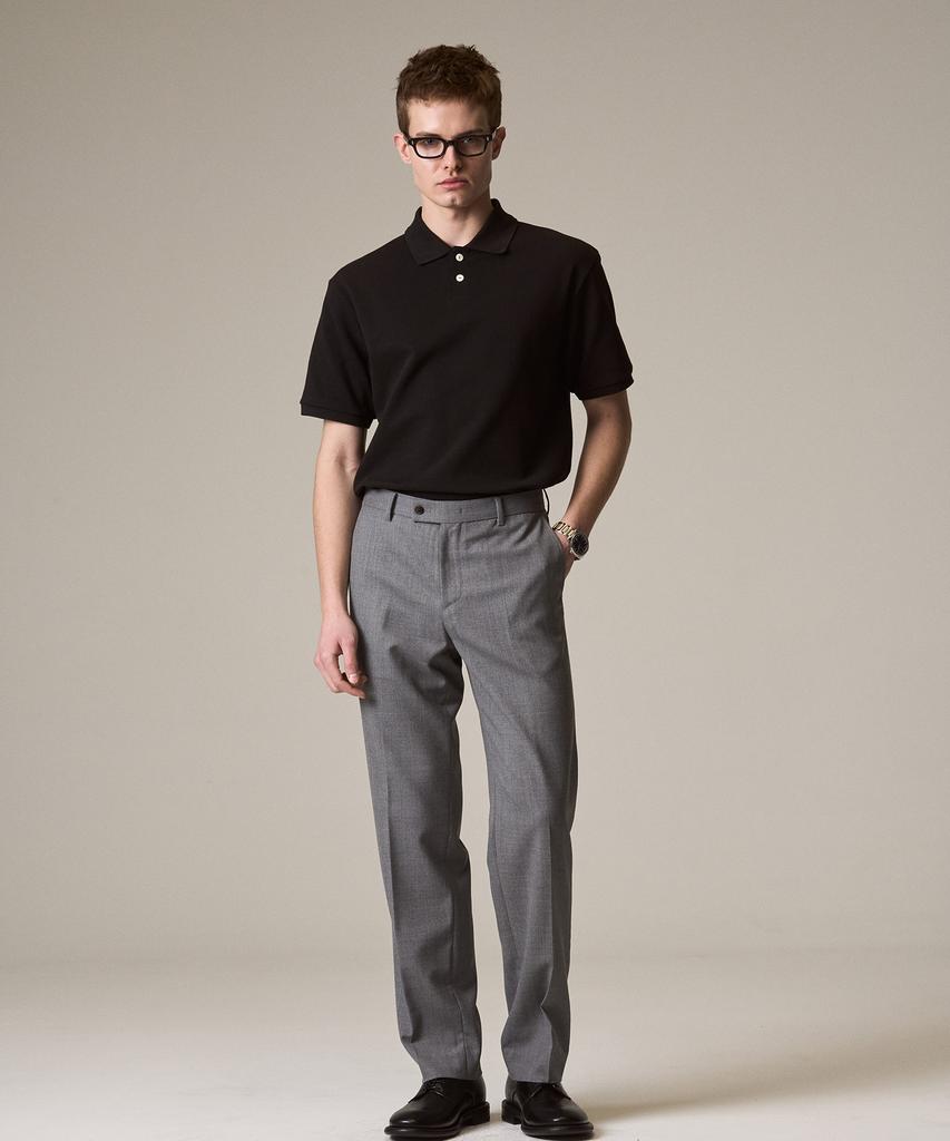 Laijeuaenbillou W265 Woolithic Everyday Classic Standard Slacks Light Grey