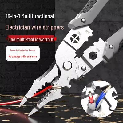 21-in-1 Industrial-Grade Multifunctional Wire Stripper and Crimper Tool for Electricians, Germany