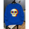 Children's Fashion Skull Pattern Color Drip Design Street Trend Teen Sweatshirt