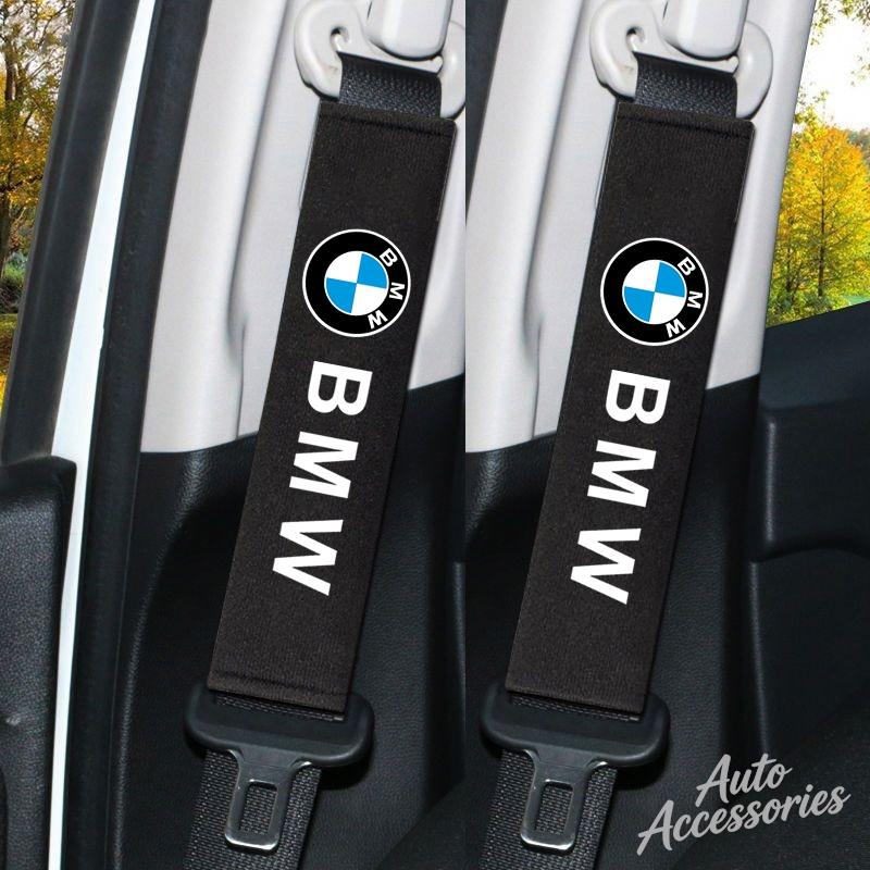 DZBW6 Car Headrest Rest Neck Pillow Cushion Seat Belt Shoulder Pads For BMW X1 X2 X3 X4 X5 X6 1 2 3 4 5 Sereis F30 F34 E90 G20 sticker