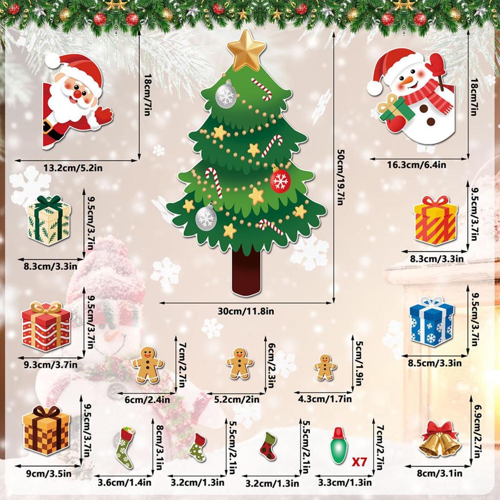 Christmas Fridge Magnets Funny Holiday Cute Refrigerator Magnets Christmas Decor For Whiteboard Kitchen Cabinet Classroom Locker