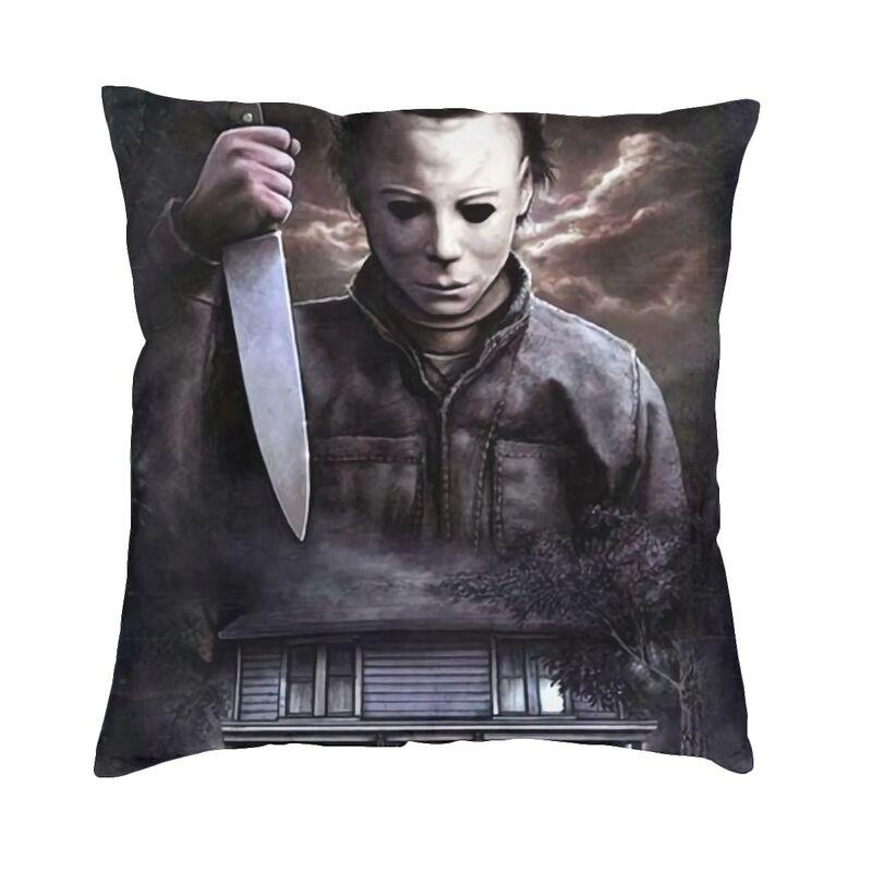 Stripes And Bats Nordic Throw Pillow Cover Home Decor Goth Occult Witch Halloween Chair Cushion Xcm Decorative Cushions