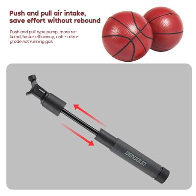 Ball Pump with Needle Inflator Pump High Speed Dual Action Air Pump for Football Soccer Volleyball Basketball Handball