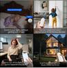 WiFi Touch Switch 120 Type: US/AU/BR Spec, 4-Way Alexa Voice-Controlled Smart Switch