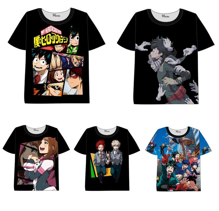 Stylish My Boku No Hero Academia T-shirt Man Women 3d Print With Summer Comfort