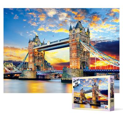 500 Piece Jigsaw Puzzle - Enchanting Sunset At Tower Bridge In London, Popular Korean Puzzle