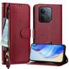 For Xiaomi Redmi 15C 4G (Global) (171mm)/Poco C85 4G (171mm) Case Zipper Pocket Multiple Card Slots Leather Phone Cover