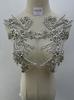 Colored Rhinestone Embroidered Beaded 3D Diamond Flower Patch for Hat & Clothing PVC Iron Lace Applique Sequins