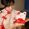 Lucky Money Kitten Goldfish Plush Backpack Red Packet Lucky Money Wallet  Chinese Dragon Year
