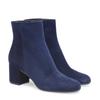 2025 Winter Casual Simple Women Boots Round Toe Chunky Heel Slip On Solid Ankle Boots Mid Heel Leather/suede Large Size Boots