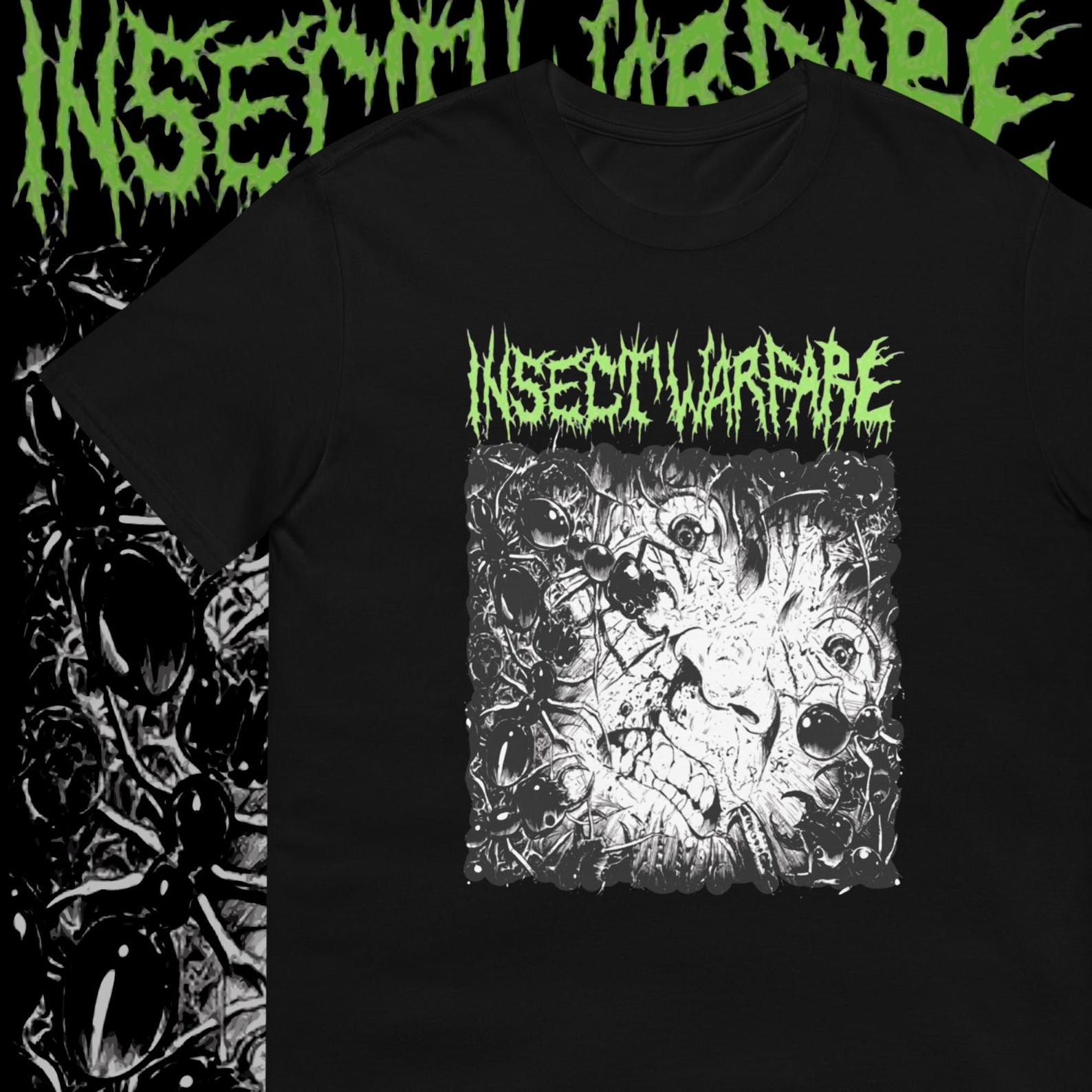 Insect Warfare T shirt Grindcore Clothing XL