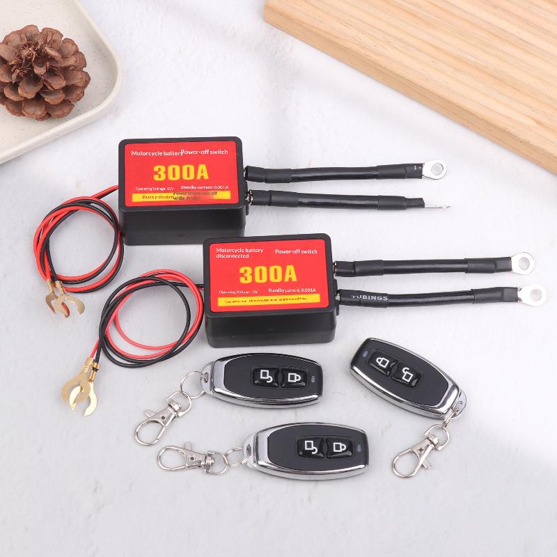 12V 300A Auto Intelligenter Fern-Batterietrennschalter Reines Kupferrelais Trennschalter Für Isolator Autos/SUVs Mit Kabellosem Batterieschalter