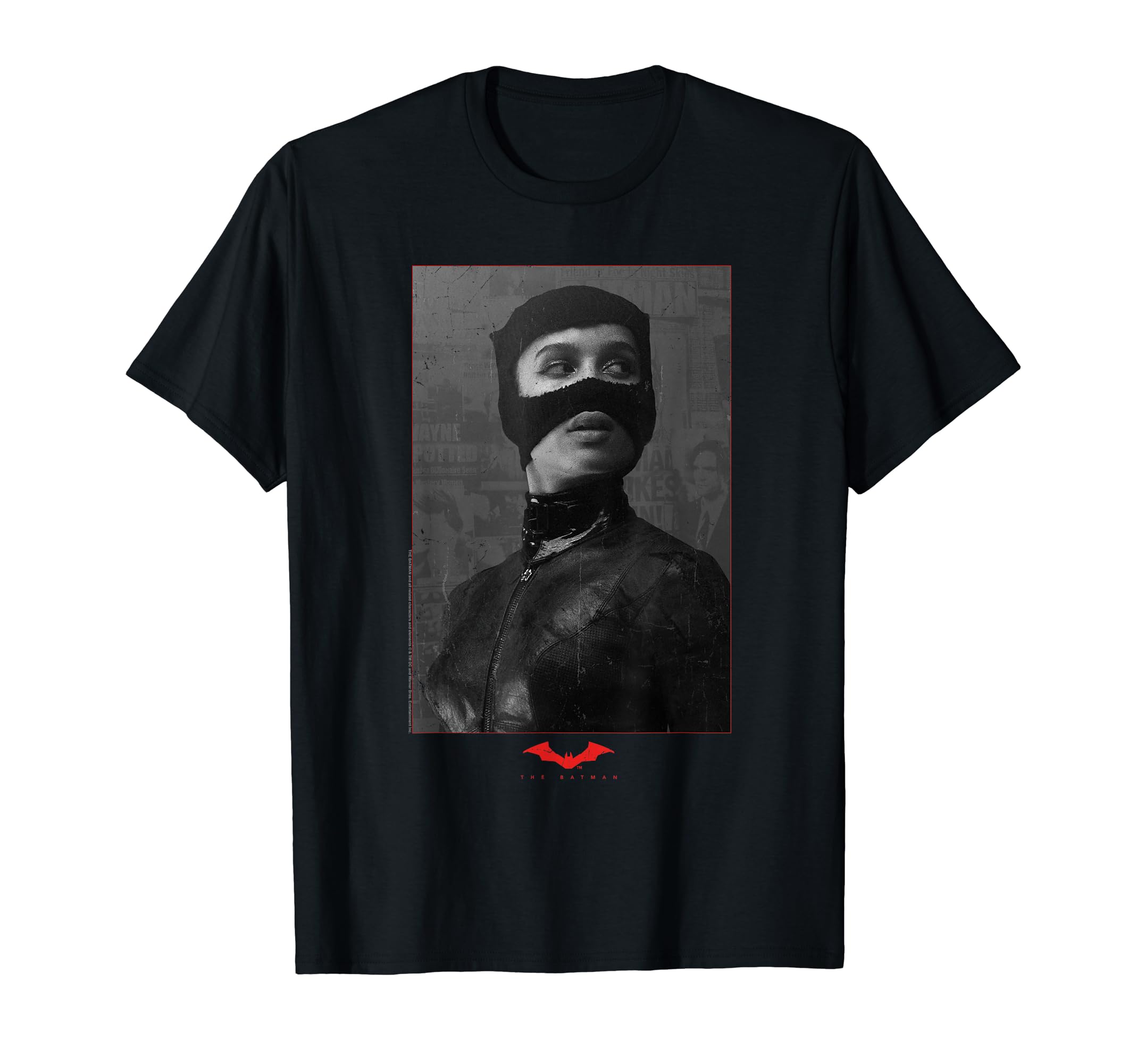 Batman and Catwoman Portrait T-Shirt