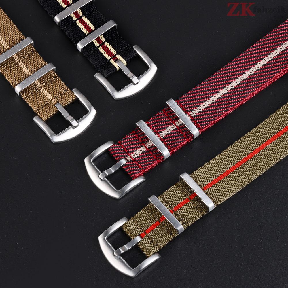 Weiches Nylonarmband für Omega Seamaster 007 Herren Damen Militär Canvas Ersatz Uhrenarmband für Seiko Prospex Uhrenarmband 18mm 20mm 22mm