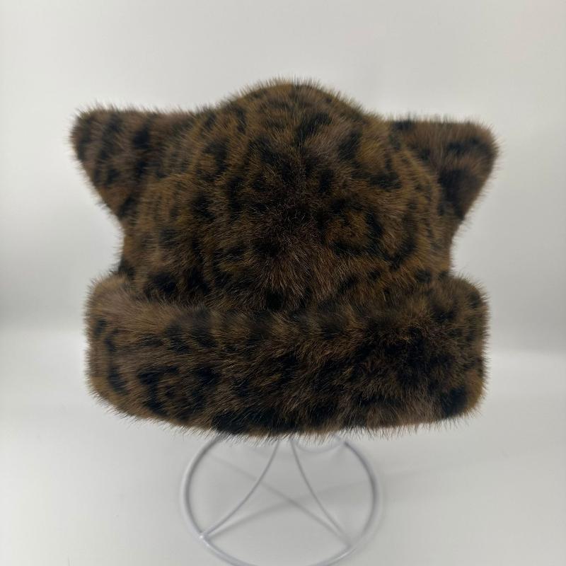 Autumn Winter Warm Cat Ears Beanie Cozy Stylish Windproof Hats Women's Cap For Daily Wear Trendy Fashion Accessories