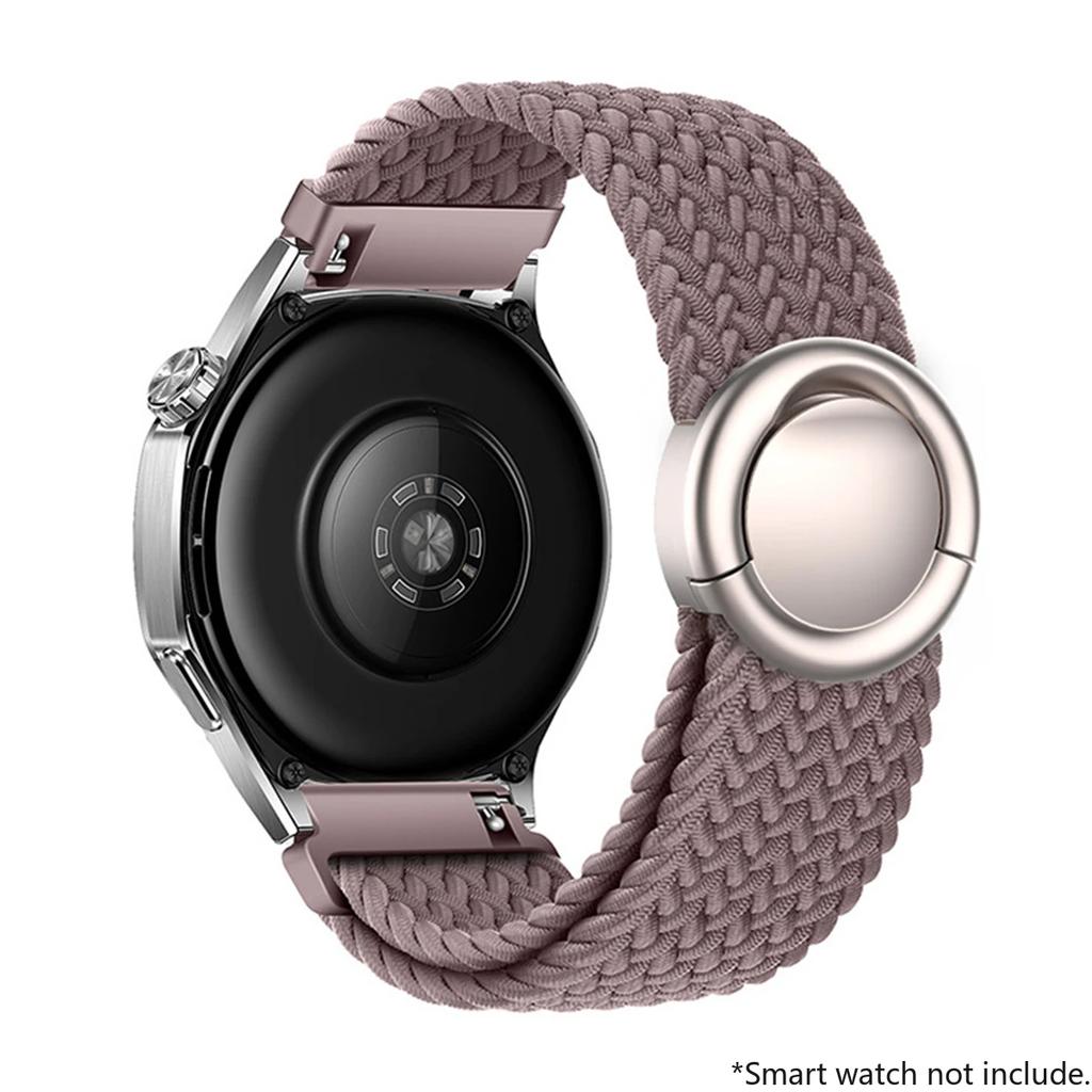 18mm 20mm 22mm Pasek pętla z plecionego nylonu do Huawei Watch GT5/GT4 Pro Klamra spadochronowa Wygodny pasek do Samsung Watch 7 6 5 4