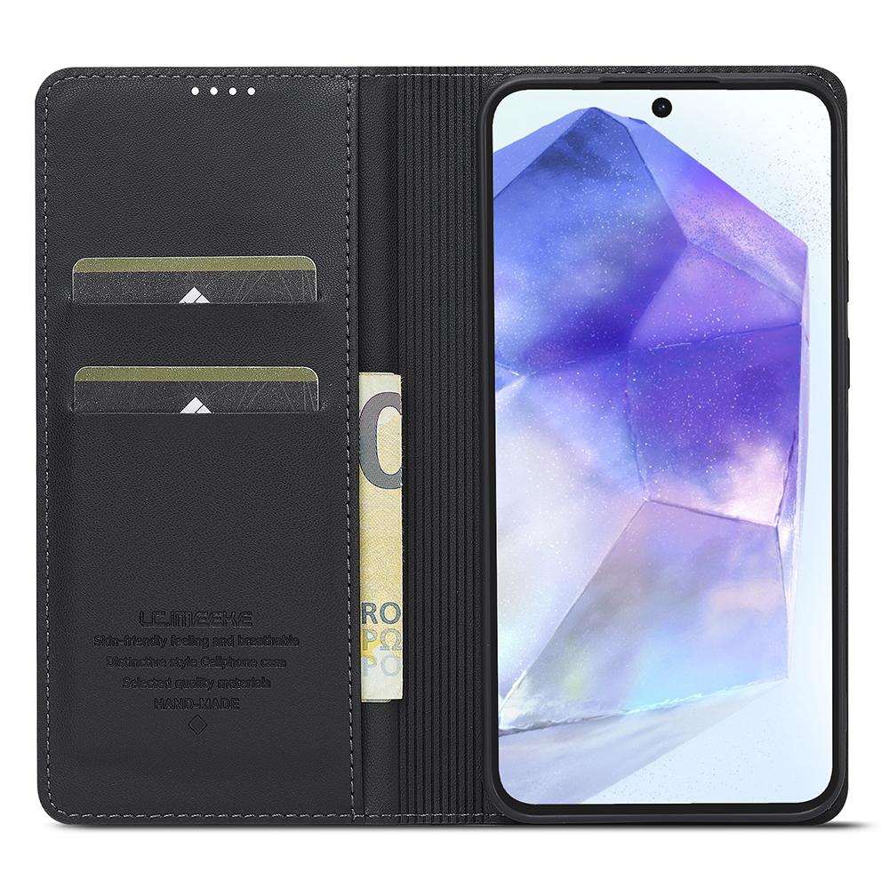 LC.IMEEKE L1 Series for Samsung Galaxy A17 5G Case PU Leather Wallet Stand Protective Phone Cover