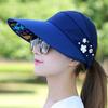 Fashion Womens Ladies Summer Vacation Wide Brim Foldable Sun Hat Anti-Uv Beach Visor Caps Casual Hats