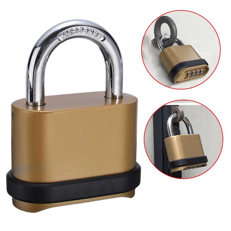 4-digit Combination Padlock With Number Password Weatherproof anti-rust anti-theft warehouse special lock truck door lock