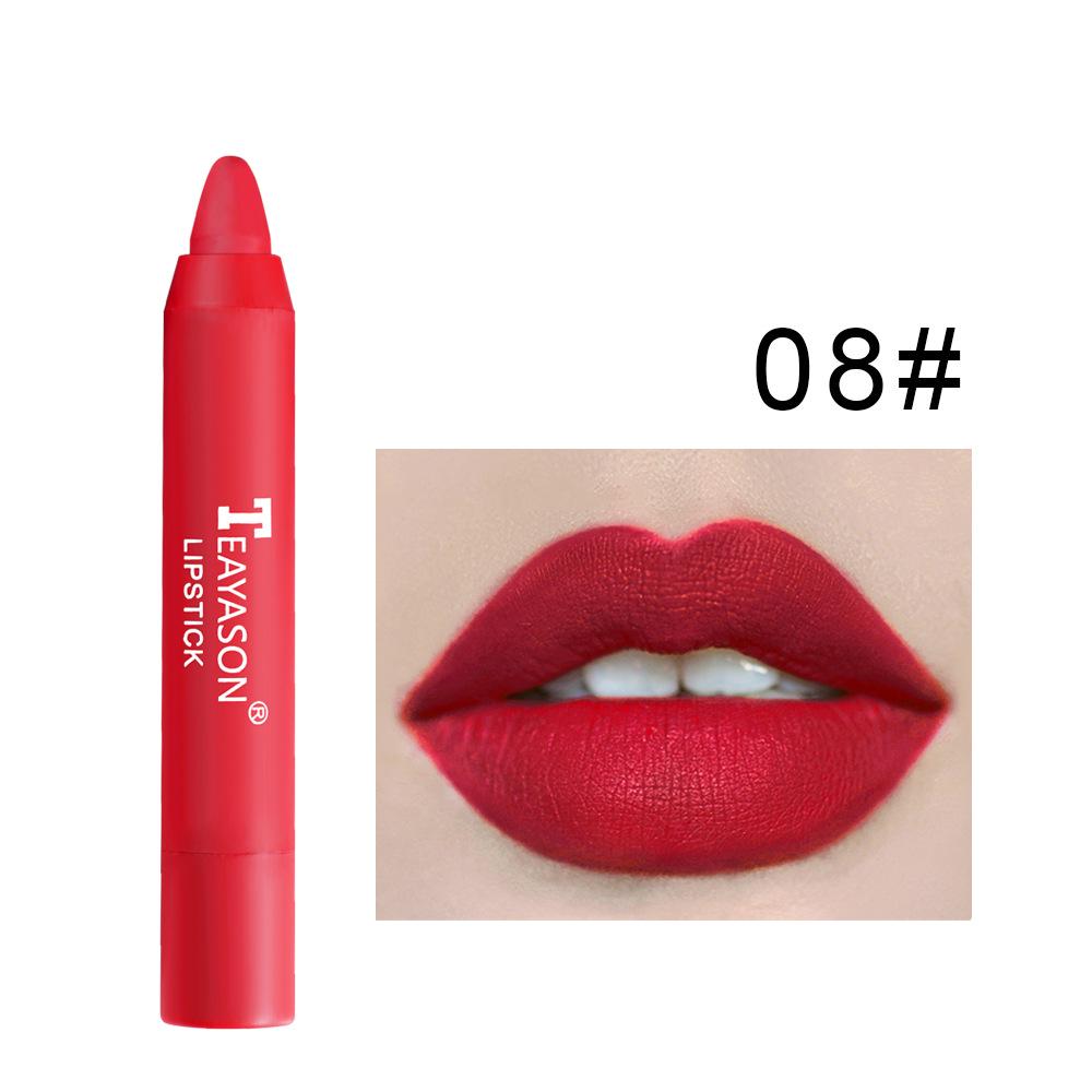 Matte Color Moisturizing Lip Gloss - Easy-Apply Rotating Lipstick Pen
