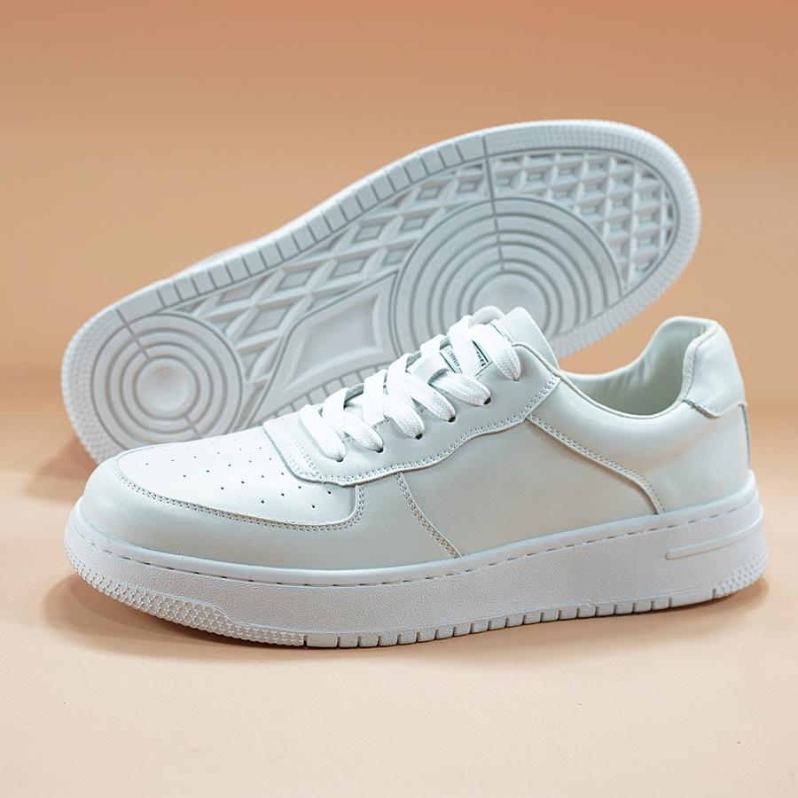 

ВВС Нет. 1 мужская обувь на платформе белые туфли мужская весенняя универсальная кожаная дышащая спортивная обувь мужская повседневная обувь для серфинга tide 44 белый