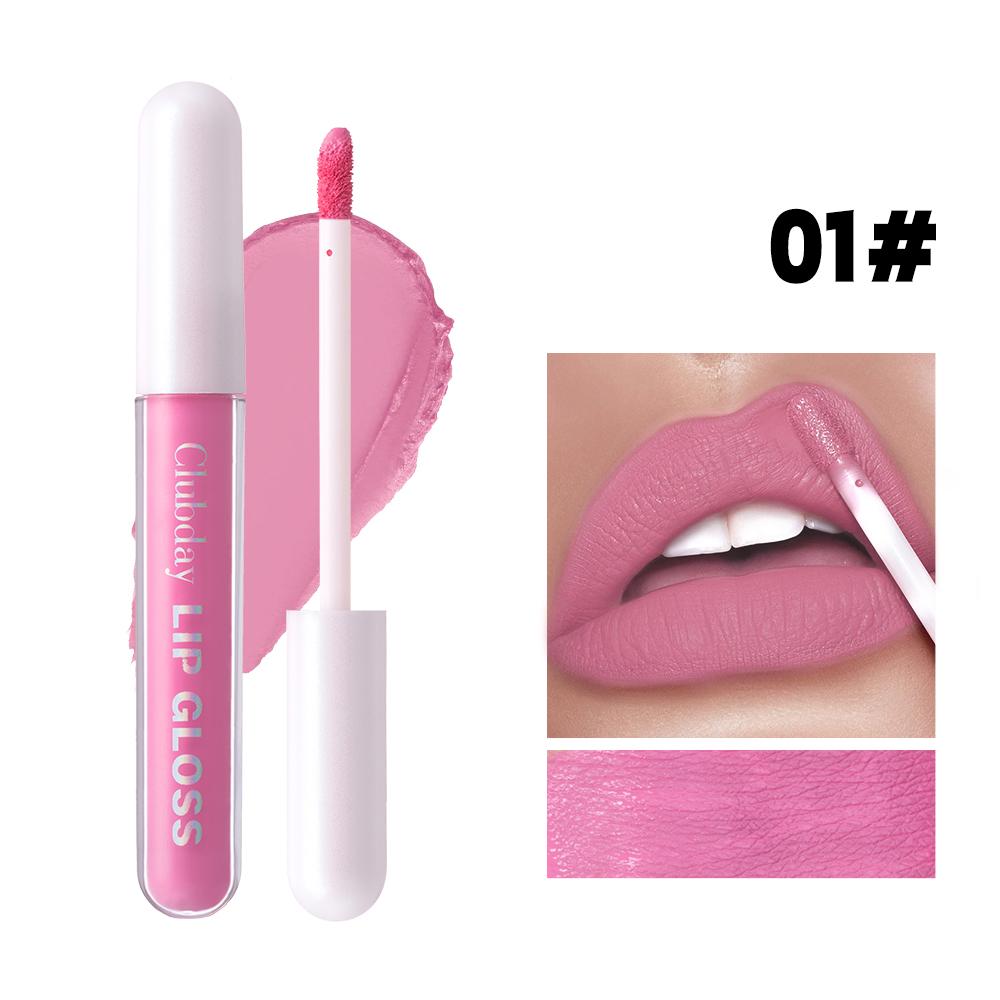 Clubday Matte Velvet Lip Gloss, Long-lasting And Easy To Apply, Suitable For A Variety Of Makeup Looks, Available In 6 Shades.