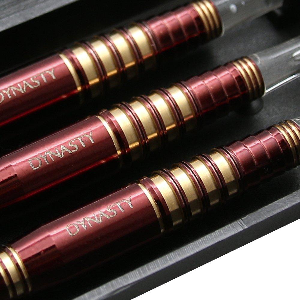 Dynasty BRASS DARTS SET SEVEN 01-31-025 darts case darts burgundy