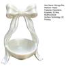 3D Printed Bow Jewelry Tray, Ring Dish, Entryway Table Trays, Decorative Trinket Dish, Jewelry Organizer Tray for Rings Necklaces Bracelets Keys