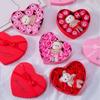 Romantic Bear Soap Rose Flower For Valentines Day Mothers Day Birthday Wedding Girlfriend Gift Home Decor Party Soap Gift Box