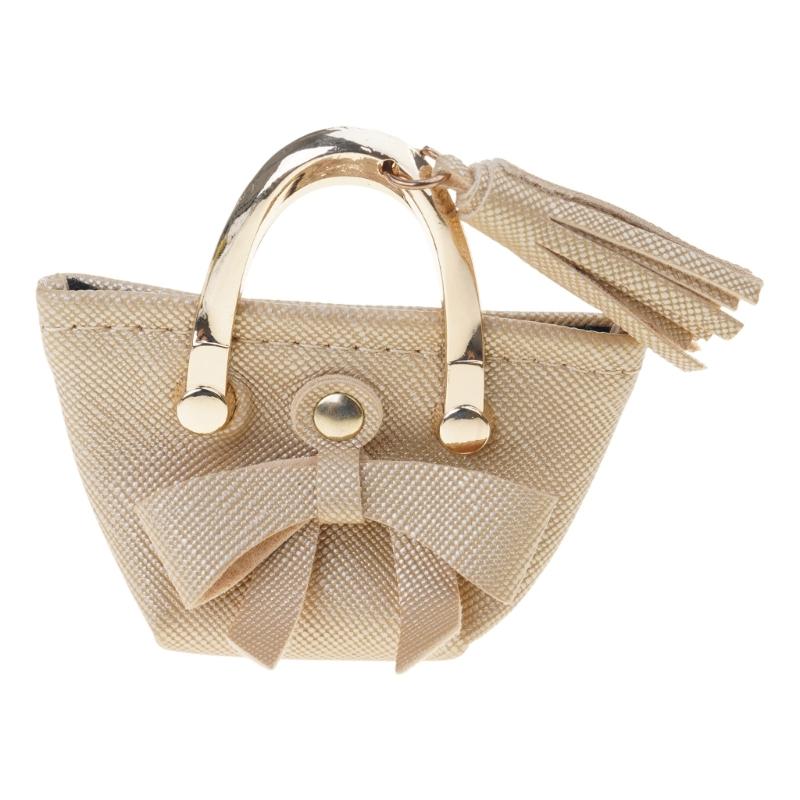 Stylish Mini Handbag for Dolls Fashionable Bowknot Action Figures Photo Props Mini Bag for 1/6 Dolls Accessories