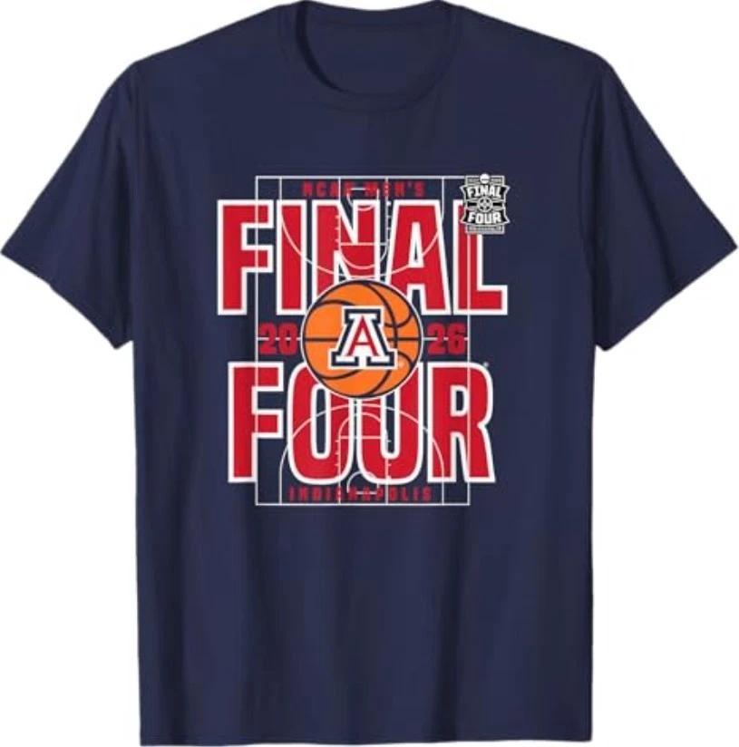 Arizona Wildcats Final Four 2026 Men s March Madness Dunk T-Shirt M