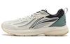 Fabric Cushioning Slip Resistant Abrasion Resistant Low Top Running Shoes Men's Ecru ARXT021-2