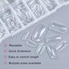 New 160pcs Claw Dual Nail Form False Nail Tips Quick Building Gel Molds Full Cover Fingertips Forms Nails Extension Supplies