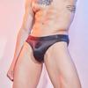 Sexy Men Backless Open Crotch Oil Glossy Shiny G-string U Convex Pouch Briefs Hollow Out U Bulge Pouch Thong Underwear