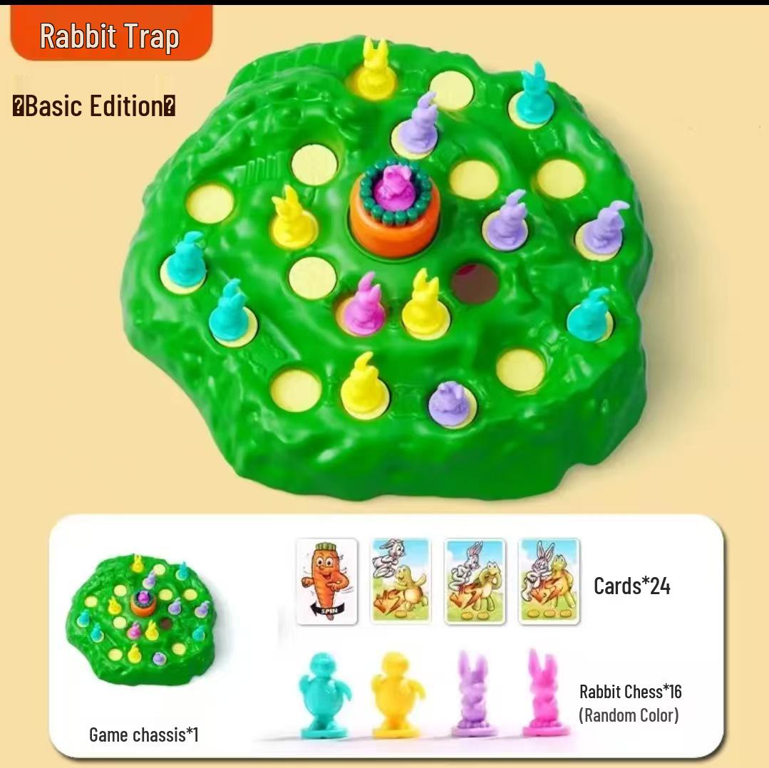 Douyin Rabbit Trap: Two-Player Carrot Racing Game for Parent-Child Fun