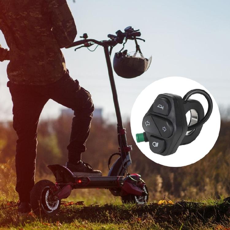 Waterproofs Headlight Button Switches Electric Scooter 5 Pin Turn Signal Switches Replacement Headlight Switches