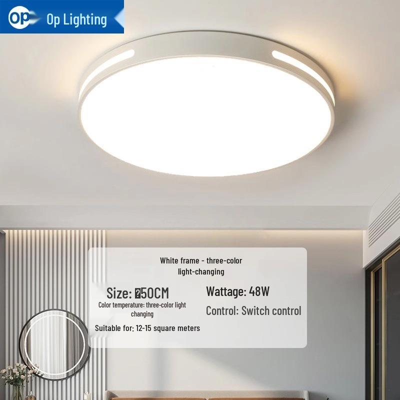 Ultra-Thin Minimalist LED Ceiling Light for Living Room, Dining Room, Bedroom - Modern Whole House Lighting Package