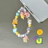 SpongeBob Cute Beaded Phone Lanyard - Cartoon Anti-lost Rope for Women