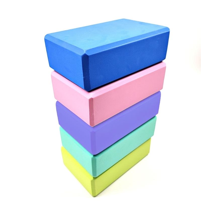 High Density Foams Yoga Brick Soft NonSlip Supportive Foams Block for Yoga, Fitness, Pilates, Stretching and Toning