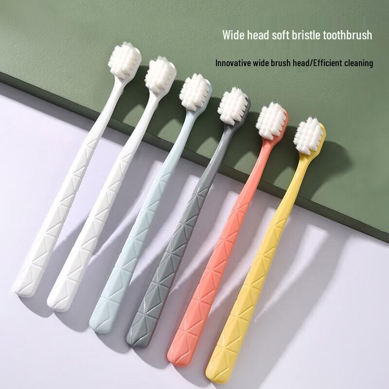 Meihuoji Soft Bristle Toothbrush 6-Pack