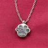 Unique Necklace Chain Necklace Pet Theme Jewelry Dog Claw Pendant Necklace Alloy Texture Neck Jewelry for Daily Party