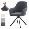 Elastic Dining Chair Covers Jacquard High Armrest Removable Seat Protectors Waterproof For Home El Restaurant Office Chairs